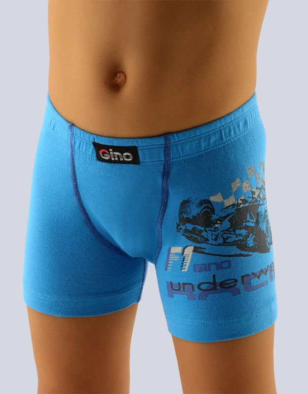 GINA dětské boxerky s delší nohavičkou chlapecké, delší nohavička, šité, s potiskem 23000P - dunaj 122