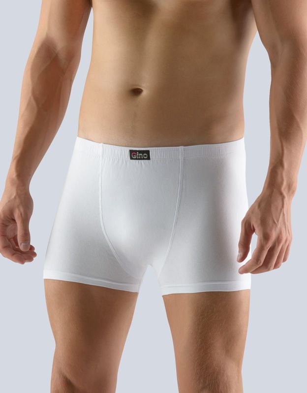 GINA pánské boxerky s kratší nohavičkou, kratší nohavička, šité, jednobarevné 73088P -