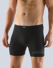 GINA pánské boxerky s delší nohavičkou, delší nohavička, šité, s potiskem 74113P