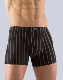 GINA pánské boxerky s delší nohavičkou, delší nohavička, šité Marek 74087P