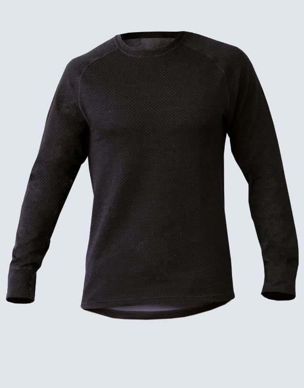 GINA dámské tričko s dlouhým rukávem uni, dlouhý rukáv, šité, jednobarevné Merino Thermolite 88014P -