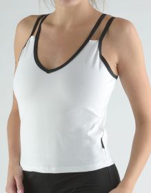 GINA dámské košilka, úzká ramínka, šité  98057P | lahvová šedozelená S