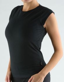 GINA dámské tričko s krátkým rukávem, krátký rukáv, šité, jednobarevné  98066P | písková M