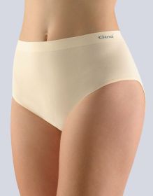 GINA dámské kalhotky klasické ve větších velikostech, větší velikosti, bezešvé, jednobarevné MicroBavlna 01000P