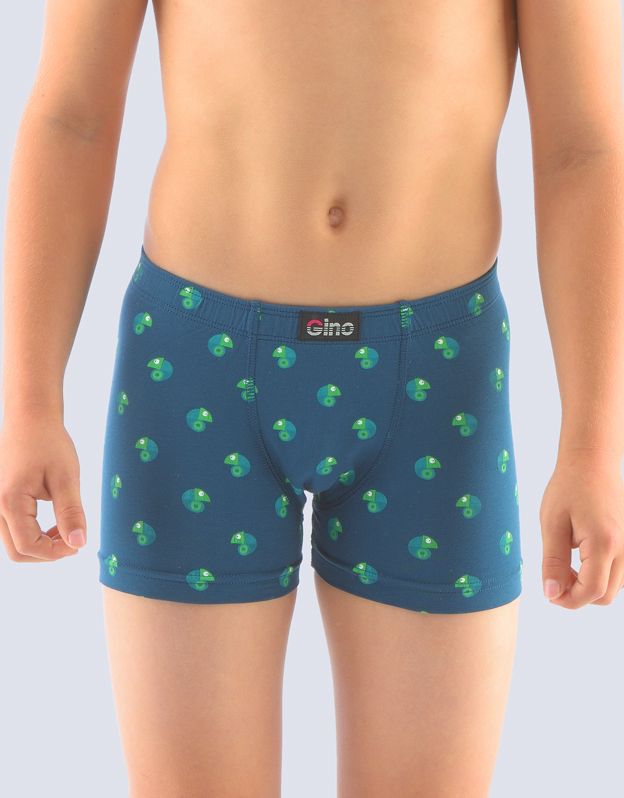 GINA dětské boxerky s delší nohavičkou chlapecké, delší nohavička, šité, s potiskem 23002P