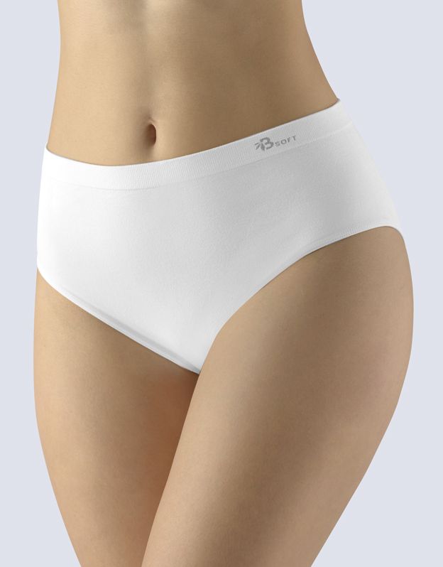 GINA dámské kalhotky klasické ve větších velikostech, větší velikosti, bezešvé, jednobarevné Bamboo Soft 101003P-1 GINA 1
