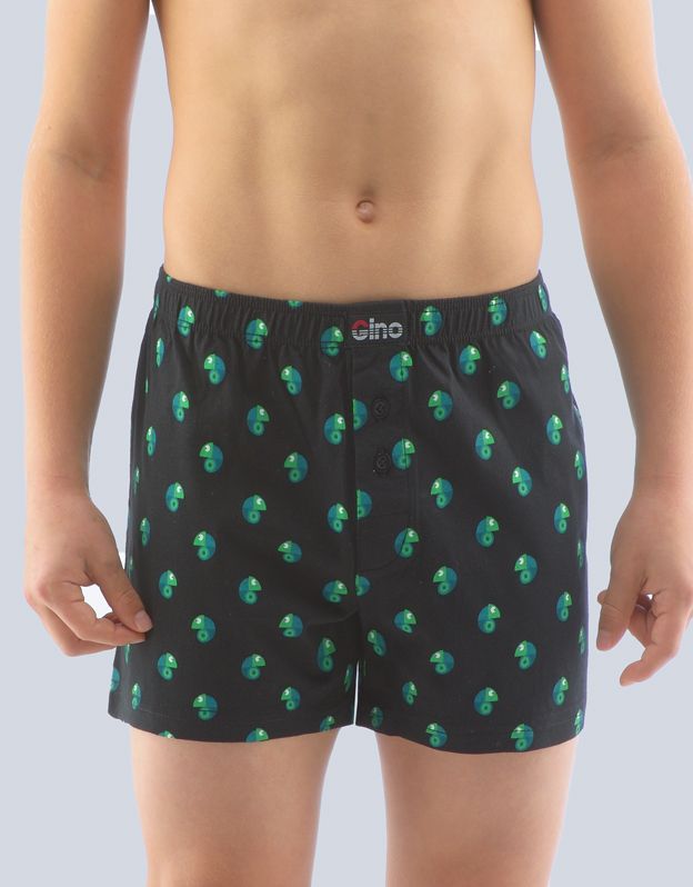 GINA dětské trenky volné chlapecké, šité, s potiskem 25013P