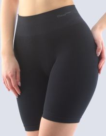 GINA dámské boxerky vyšší, kratší nohavička, bezešvé, klasické, jednobarevné Bamboo PureLine 03017P - bílá XL/XXL