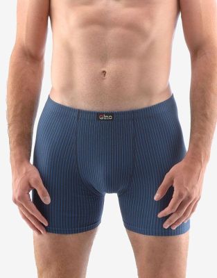 GINA pánské boxerky s delší nohavičkou, delší nohavička, šité 74153P