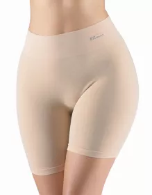 GINA dámské boxerky prodloužené, kratší nohavička, bezešvé, klasické, jednobarevné Eco Bamboo 03019P