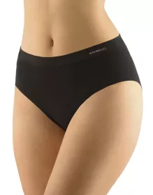 GINA dámské kalhotky klasické, širší bok, bezešvé, jednobarevné Eco Bamboo 00038P