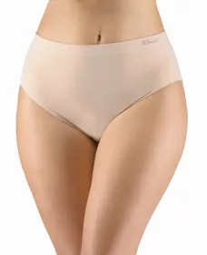 GINA dámské kalhotky klasické ve větších velikostech, větší velikosti, bezešvé, jednobarevné Eco Bamboo 01002P