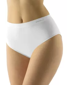 GINA dámské kalhotky klasické ve větších velikostech, větší velikosti, bezešvé, jednobarevné Eco Bamboo 01002P