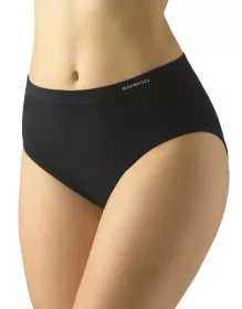 GINA dámské kalhotky klasické ve větších velikostech, větší velikosti, bezešvé, jednobarevné Eco Bamboo 01002P
