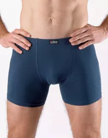 GINA pánské boxerky delší nohavička, šité, s potiskem 74165P