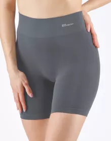 GINA dámské boxerky prodloužené, kratší nohavička, bezešvé, klasické, jednobarevné Eco Bamboo 03019P