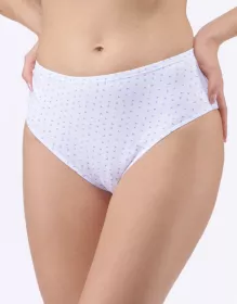 GINA dámské kalhotky klasické ve větších velikostech, větší velikosti, šité, s potiskem 11093P