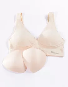 GINA dámské vycpávky do podprsenky, bez kostice, bezešvé, jednobarevné Eco Bamboo 07099P | bílá L/XL, bílá M/L, bílá S/M, černá L/XL, černá M/L, černá S/M, černá XL/XXL, lékořice L/XL, lékořice M/L, lékořice S/M, lékořice XL/XXL, šedá L/XL, šedá M/L, šedá S/M, šedá XL/XXL, šedohnědá M/L, šedohnědá S/M, tělová L/XL, tělová M/L, tělová XL/XXL, tomato L/XL, tomato M/L, tomato S/M, tomato XL/XXL