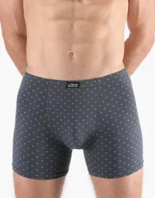 GINA pánské boxerky delší nohavička, šité, s potiskem 74172P