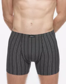 GINA pánské boxerky delší nohavička, šité 74183P