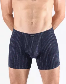 GINA pánské boxerky s delší nohavičkou, delší nohavička, šité, s potiskem 74170P