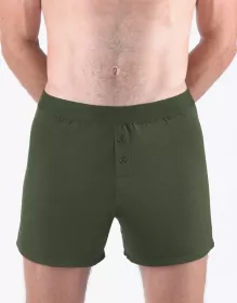 GINA pánské trenky volné, šité, jednobarevné Eco Bamboo 75195P