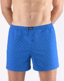 GINA pánské trenky volné nadměrné, šité, s potiskem 75211P