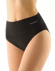 GINA dámské kalhotky klasické se širokým bokem, širší bok, bezešvé, jednobarevné Eco Bamboo 00039P