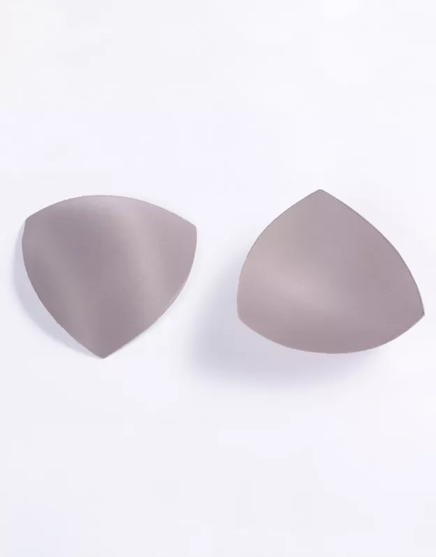 GINA dámské vycpávky do podprsenky, bez kostice, bezešvé, jednobarevné Eco Bamboo 07099P - šedohnědá XL/XXL