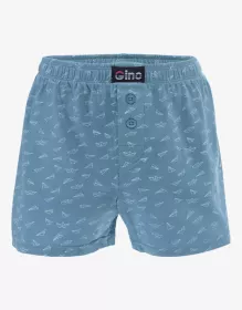 GINA dětské trenky volné chlapecké, šité, s potiskem 65016P