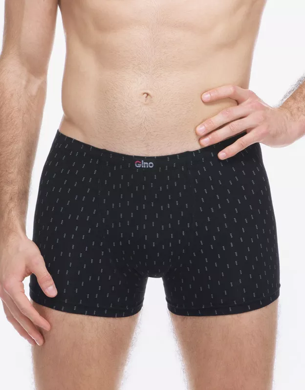 GINA pánské boxerky kratší nohavička, šité, s potiskem 73137P GINA pánské boxerky kratší nohavička, šité, s potiskem 73137P