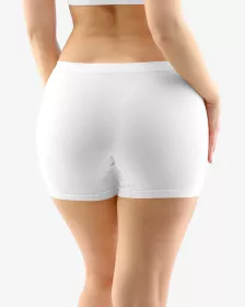 GINA dámské boxerky vyšší, kratší nohavička, bezešvé, klasické, jednobarevné Bamboo PureLine 03013P