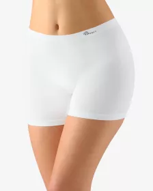 GINA dámské boxerky vyšší, kratší nohavička, bezešvé, klasické, jednobarevné Bamboo Soft 03016P
