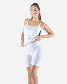 GINA dámské boxerky prodloužené, kratší nohavička, bezešvé, klasické, jednobarevné Eco Bamboo 03019P EcoBamboo