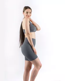 GINA dámské boxerky prodloužené, kratší nohavička, bezešvé, klasické, jednobarevné Eco Bamboo 03019P EcoBamboo