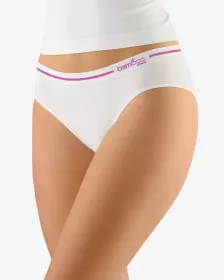 GINA dámské kalhotky klasické, širší bok, bezešvé Bamboo Cotton 00023P