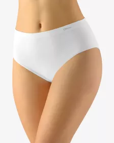 GINA dámské kalhotky klasické ve větších velikostech, větší velikosti, bezešvé, jednobarevné MicroBavlna 01000P