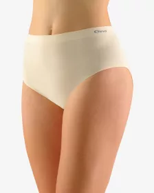 GINA dámské kalhotky klasické ve větších velikostech, větší velikosti, bezešvé, jednobarevné MicroBavlna 01000P