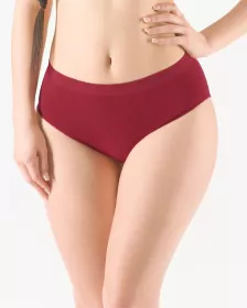 GINA dámské kalhotky klasické ve větších velikostech, větší velikosti, bezešvé, jednobarevné Bamboo PureLine 01001P