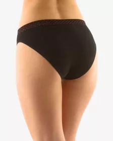 GINA dámské kalhotky klasické s úzkým bokem, úzký bok, bezešvé Bamboo Dots 00033P