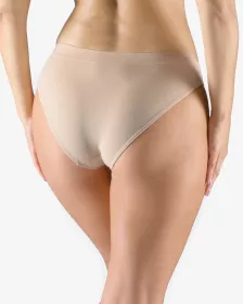 GINA dámské kalhotky klasické s úzkým bokem, úzký bok, bezešvé, jednobarevné Eco Bamboo 00037P EcoBamboo