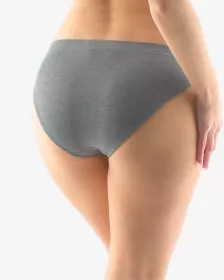GINA dámské kalhotky klasické s úzkým bokem, úzký bok, bezešvé, jednobarevné Eco Bamboo 00037P EcoBamboo