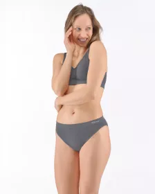 GINA dámské kalhotky klasické s úzkým bokem, úzký bok, bezešvé, jednobarevné Eco Bamboo 00037P EcoBamboo