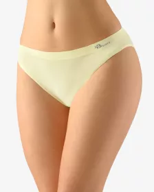GINA dámské kalhotky klasické s úzkým bokem, úzký bok, bezešvé, jednobarevné Bamboo Soft 00046P