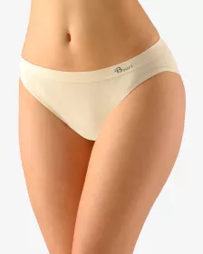GINA dámské kalhotky klasické s úzkým bokem, úzký bok, bezešvé, jednobarevné Bamboo Soft 00046P