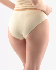 GINA dámské kalhotky klasické s úzkým bokem, úzký bok, bezešvé Bamboo Cotton 00050P