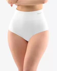 GINA dámské kalhotky klasické s vysokým pasem, širší bok, bezešvé, jednobarevné Bamboo PureLine 00036P