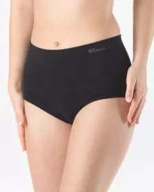 GINA dámské kalhotky klasické se zpevněným pasem, širší bok, bezešvé, jednobarevné Eco Bamboo 00052P EcoBamboo