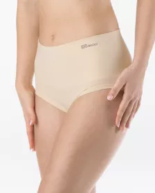 GINA dámské kalhotky klasické se zpevněným pasem, širší bok, bezešvé, jednobarevné Eco Bamboo 00052P EcoBamboo