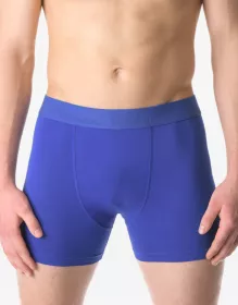 GINA pánské boxerky s delší nohavičkou, delší nohavička, šité, jednobarevné Eco Bamboo 74160P